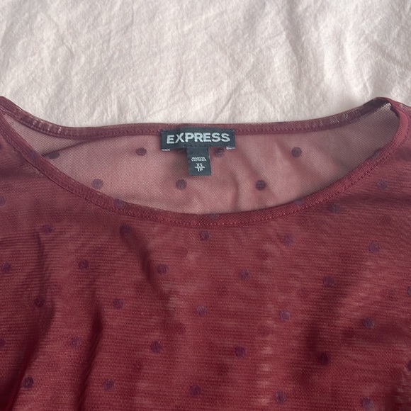 ☀️Express Sheer Top - Picture 2 of 5
